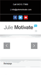Mobile Screenshot of juliemotivate.com